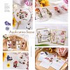 30Pcs 10Styles Waterproof Self Adhesive PET Stickers DIY-F117-09-8