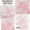3D Flower Polyester Embroidery Sew on Appliques PATC-WH0008-48A-6