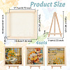 4Pcs Wood DIY Children Craft Picture Frame WOOD-OC0003-69A-2
