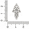 201 Stainless Steel Religion Laser Cut Connector Charms STAS-F316-37P-3