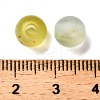 Frosted Transparent Acrylic Beads X1-OACR-F013-13H-3