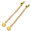 304 Stainless Steel Curb Chain Extender X-STAS-G310-05G-1