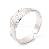 Non-Tarnish 201 Stainless Steel Open Cuff Ring RJEW-E063-41P-1