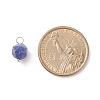 Faceted Natural Sodalite Pendants PALLOY-JF01694-02-2