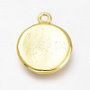 Brass Enamel Pendants KK-H103-01U-G-2