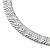 Non-Tarnish 304 Stainless Steel Herringbone Chain Necklaces LS-NJEW-P282-01P-3