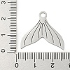 Non-Tarnish 304 Stainless Steel Pendants STAS-B056-10P-06-3