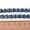 Electroplate Transparent Glass Beads Strands EGLA-N056-04A-A04-4