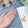 500Pcs 10 Style Tibetan Style Alloy Spacer Beads TIBEB-AR0001-06-3