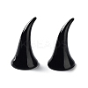 Halloween 3D Devil Horns Opaque Resin Cabochons RESI-F051-A01-1