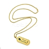 Constellation 304 Stainless Steel Micro Pave Clear Cubic Zirconia Wheat Chain Pendant Necklaces for Women Men LS-NJEW-U007-01J-2