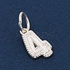 Number Series 925 Sterling Silver Charms STER-Q002-01E-2