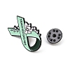 Strencth & Resilience & Hope Awareness Ribbon with Flower Enamel Pins LS-JEWB-D306-02EB-3