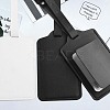 CutHollow 4Pcs PU Leather Luggage Tag OFST-CL0001-01B-03-8