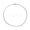 Non-Tarnish 304 Stainless Steel Snake Chains Necklaces NJEW-O058-31P-4