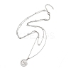 Stainless Steel Pendants Necklaces LS-NJEW-U003-01B-P-2