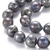 Natural Baroque Pearl Keshi Pearl Beads Strands PEAR-S021-184-3