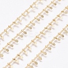 Brass Handmade Curb Chains CHC-G006-12G-2