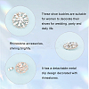 2Pcs Alloy Rhinestone Shoe Decorations AJEW-FG0003-72B-4