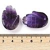 Natural Amethyst Pendants G-K359-03G-3