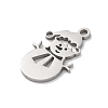 Anti-Tarnish Christmas 201 Stainless Steel Pendants LS-STAS-Q015-09P-2