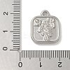 Anti-Tarnish 304 Stainless Steel Pendants STAS-Q334-24P-3