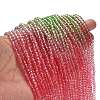 Transparent Painted Glass Beads Strands DGLA-A034-T3mm-A18-2
