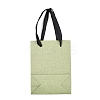 Paper Gift Tote Bags with Nylon Black Ribbon Handles ABAG-K004-01B-2