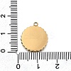 304 Stainless Steel Pendant Cabochon Settings STAS-H233-22G-3