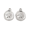 Non-Tarnish 304 Stainless Steel Pendants STAS-B032-36P-2