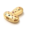 Brass Cubic Zirconia Pendants KK-M295-13G-T-2