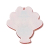 Thanksgiving Day Translucent Resin Pendants RESI-K019-10B-3