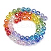 Electroplate Glass Beads Strands X-EGLA-D300-06-8mm-2