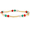 Bohemian Glass Seed Bead Stretch Bracelets for Women WD6456-4-1