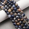 Natural Sodalite Beads Strands G-D481-12B-6