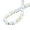 Electroplate Glass Beads Strands EGLA-N002-13-A13-4