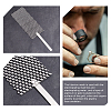 SUPERFINDINGS 2Pcs 2 Style Platinized Titanium Anode Rhodium Jewelry Plating Tool Mesh TOOL-FH0001-40-4