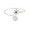 Adjustable Alloy Synthetic Mookaite Arm Cuff Bangles FS-WG768A2-04-1