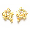 Golden Plated Alloy Pendant Rhinestone Settings PALLOY-WH0067-15G-10-2