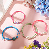 20Pcs Waxed Polyester Cord Bracelet Making AJEW-TAC00085-6