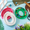 1Pc Plastic Oval Bobbin Holder AJEW-TA0003-08C-6