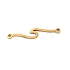 304 Stainless Steel Wave Links Connector Charms LS-STAS-S123-03G-05-1
