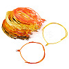 60Pcs 6 Colors Nylon Cord Bracelet Making BJEW-TA00669-2