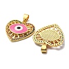 Real 18K Gold Plated Brass Pendants KK-L209-011G-03-2