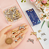 60Pcs 6 Colors Rack Plating Alloy Connector Charms FIND-SC0011-09A-3