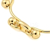 Ion Plating(IP) 304 Stainless Steel Ball Link Necklaces for Women NJEW-S426-08G-2