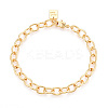 Brass Cable Chain Bracelets for Women BJEW-N032-07B-G-2