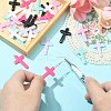 30Pcs 6 Colors Religion Opaque Resin Pendants RESI-CJ0003-46-4