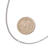 2MM 304 Stainless Steel Cable Chain Curb Chain Necklaces for Women NJEW-JN05560-3