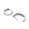 202 Stainless Steel Hoop Earrings EJEW-C076-06A-P-2